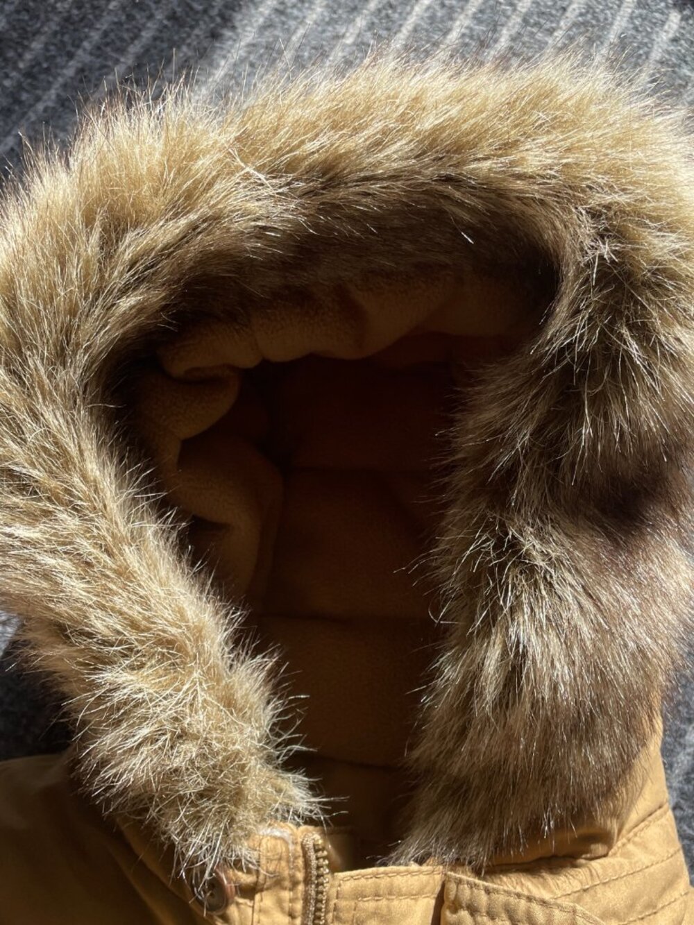 Gymboree Full-Zip Parka Jacket, Size 7-8 Fleece Lined hooded - Picture 7 of 8